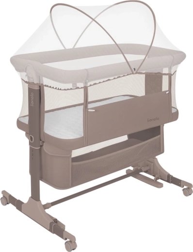 Lionelo pomoćni krevetić Jodie 3 u 1 beige taupe
