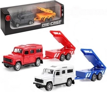 Auto Jeep sa službenom prikolicom