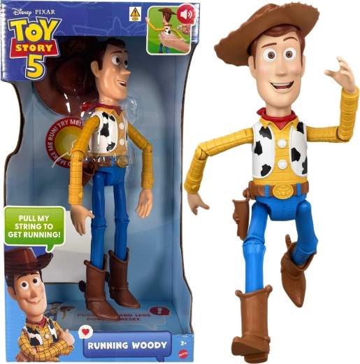 Mattel Disney Toy Story interaktivna figurica Woody koja trči 30 cm (engleska verzija)