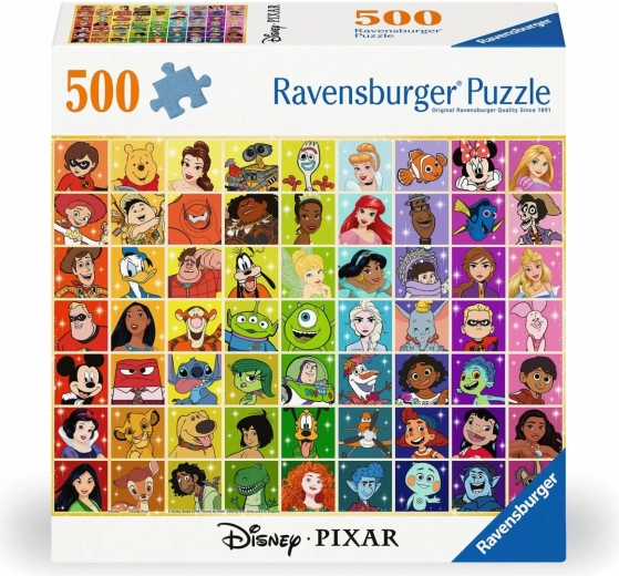 Ravensburger slagalica Disney: likovi 500 dijelova