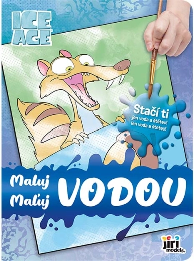 Slikaj vodom Ledeno doba – čarobna bojanka