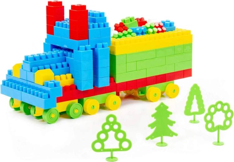 Sastavite kamion s prikolicom na kotačima