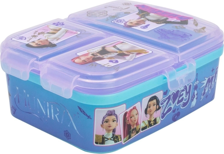 Stor XL višekomorni box za užinu K-Pop: lovkyně démonů - 1 komad