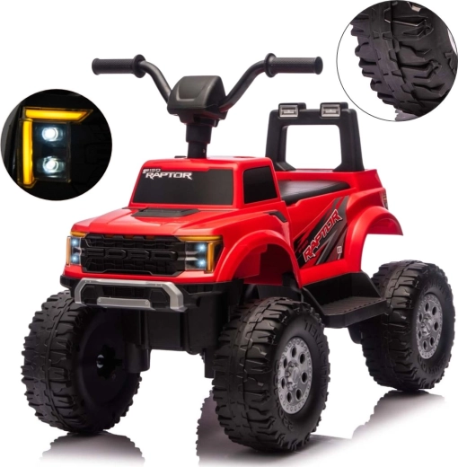 Električni autić Milly Mally Ford F-150 Raptor crveni
