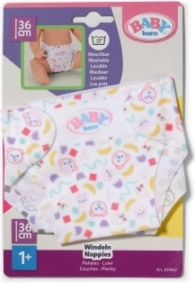BABY born platnene pelene za lutke od 36 cm - 2 kom.