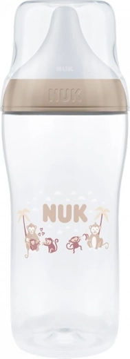 NUK Perfect Match bočica za dojenčad s kontrolom temperature XL monkey 360 ml