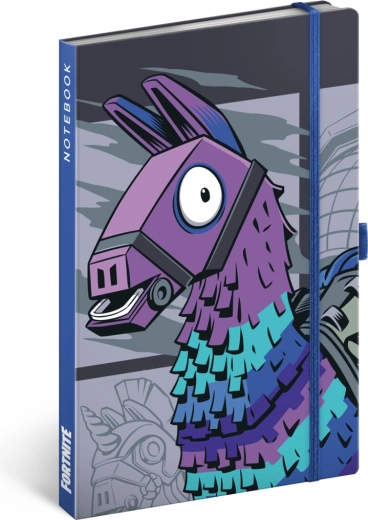 Notique bilježnica Fortnite – lama, crtana 13 × 21 cm