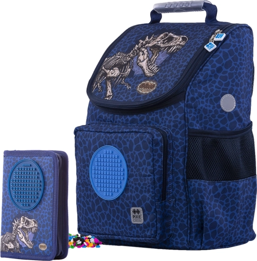 Pixie Crew set školska torba i pernica Dino 2u1