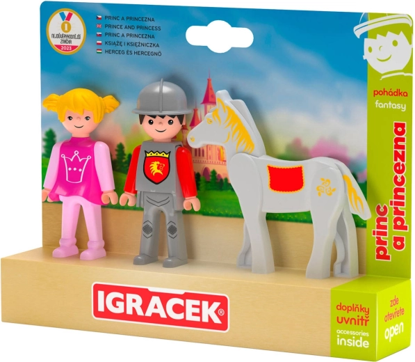Efko Igráček trio prince and princess with horse
