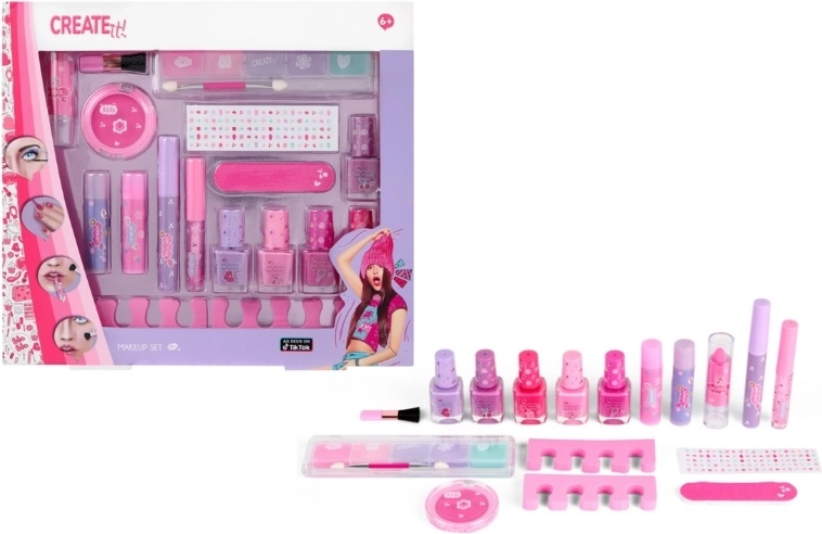 Create It! neonski i svjetlucavi set šminke za djecu