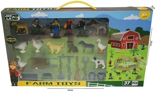 Farm with Animals and Accessories (37 pieces)
