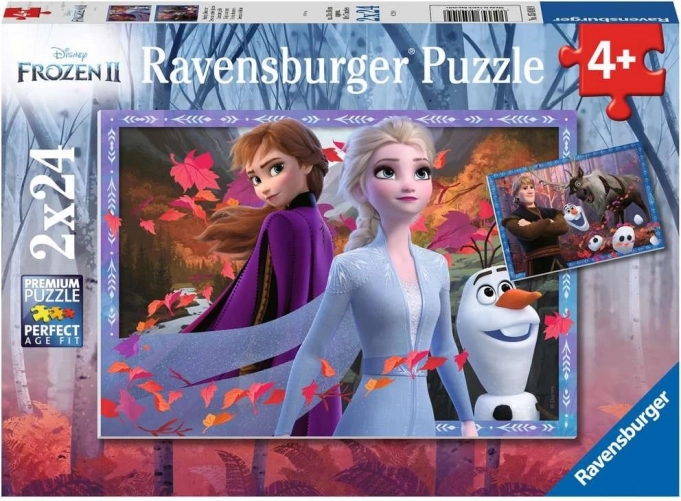 Puzzle 2x24 dijelova Snježno Kraljevstvo 2