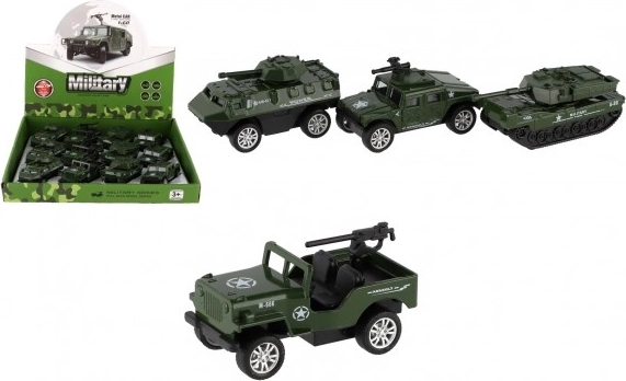 Set vojnih automobila na povlačenje