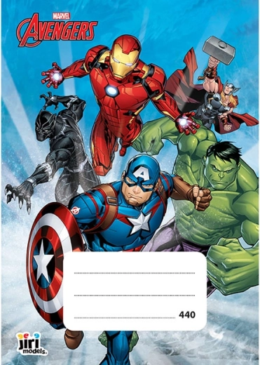 Školska bilježnica A4 bez crta Avengers