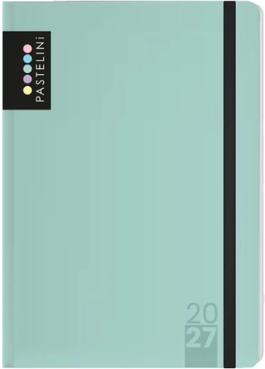 Pastelini tjedni planer A6 2027 zeleni