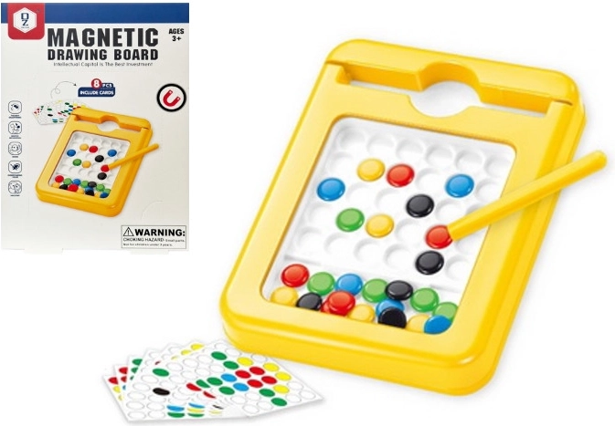 Magnetna mozaična ploča s olovkom i karticama uzoraka