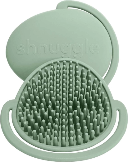 Shnuggle dječja silikonska četka za vlasište eucalyptus