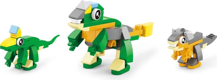 Do 12 različitih dinosaura iz jednog seta