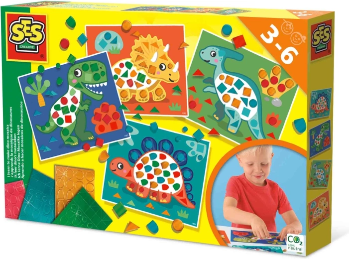 I’m Learning Mosaics Dinosaurs Large Set