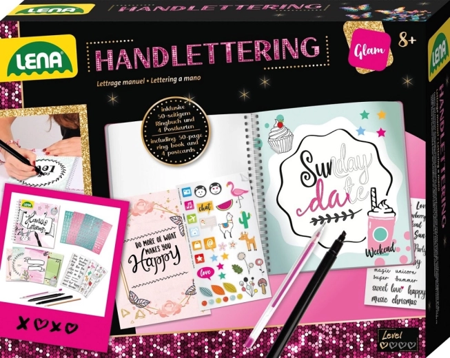 Lena Moj dnevnik Handlettering – kreativni set za krasopis