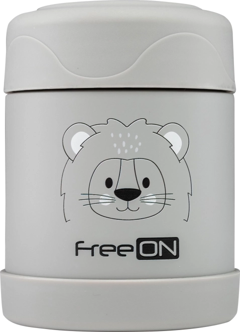 FreeON Termodóza za hranu nehrđajući čelik 350 ml siva
