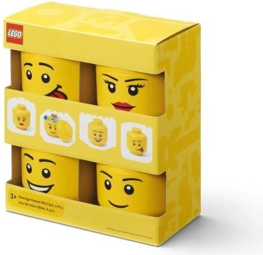 LEGO mini spremnik glava multipack 4 kom