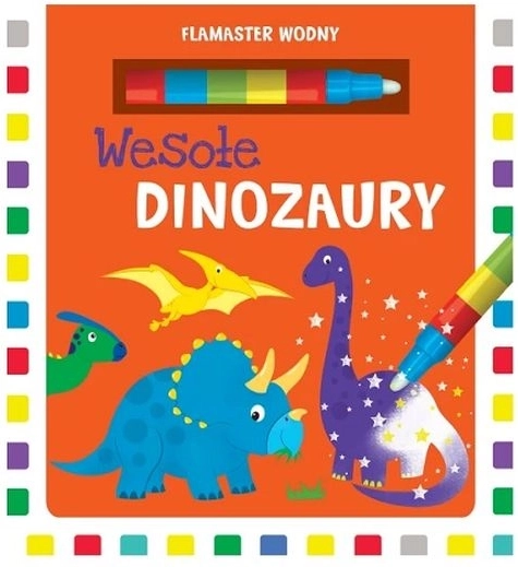 Veseli dinosauri – vodene bojanke s vodenim flomasterom