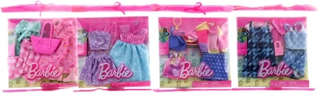 Barbie set 2 odjevnih kombinacija za lutke