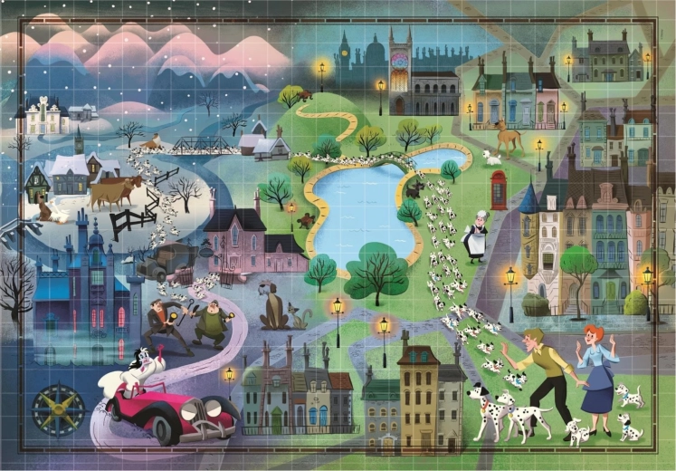 Puzzle Story Maps: 101 dalmatinaca