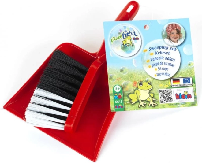 Dječja metlica i lopatica – crvena