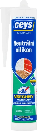 Silikon neutralni transparentni 280 ml CEYS