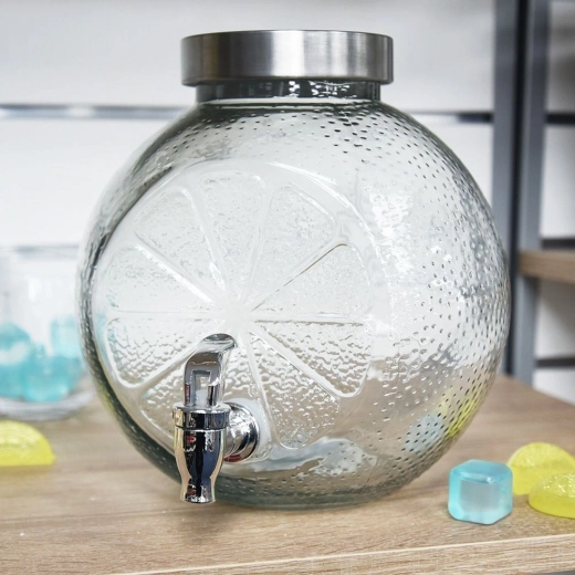 Čvrsto staklo s reljefom citrusa