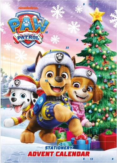 Paw Patrol paper advent calendar