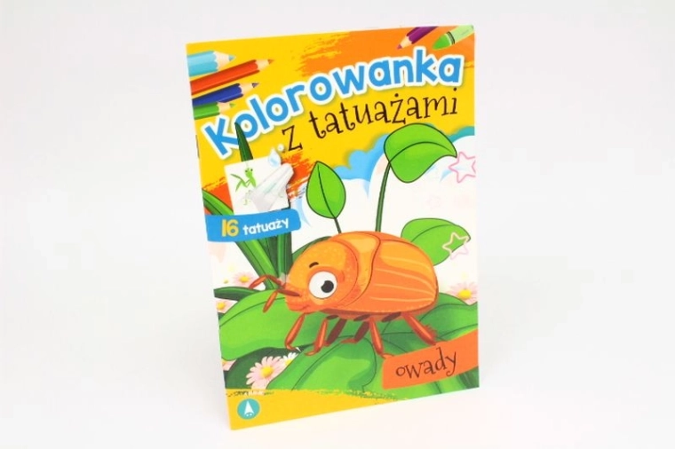 OwadOK tattoo – insect-themed coloring pages and washable temporary tattoos