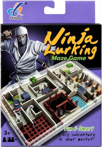 Skill-based maze game with a ninja theme