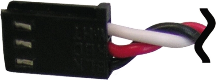 Braided Futaba cable 0.14 mm, length 0.28 m