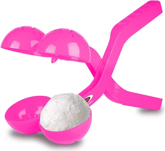Kalup za snježne kugle Snow Play Duo 38 cm, ružičasti