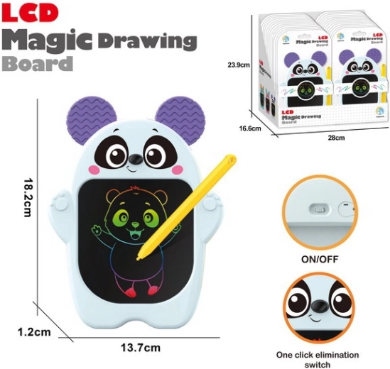 LCD ploča za crtanje panda 18,2 × 13,7 cm