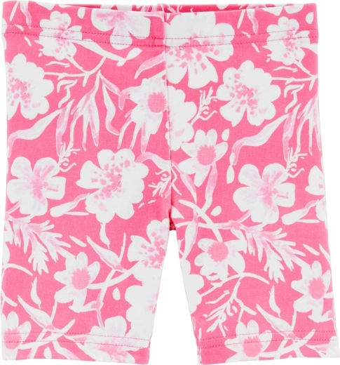 Carter's kratke hlačice Pink Floral za djevojčice
