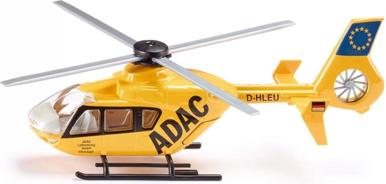 Siku ADAC rescue helicopter Christoph 1:55