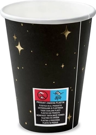 Jednokratne crne čaše 260 ml