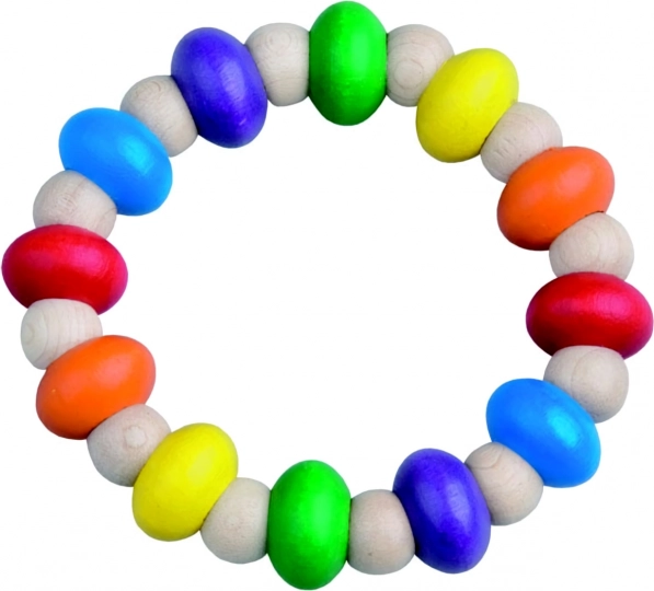 DETOA savitljivi drveni prsten 9 cm za djecu od 6 mjeseci