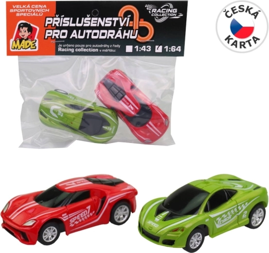 Rezervni autići za autodrom Racing collection 1:64 - 2 kom.