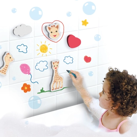 Worry-free drawing in the bathroom