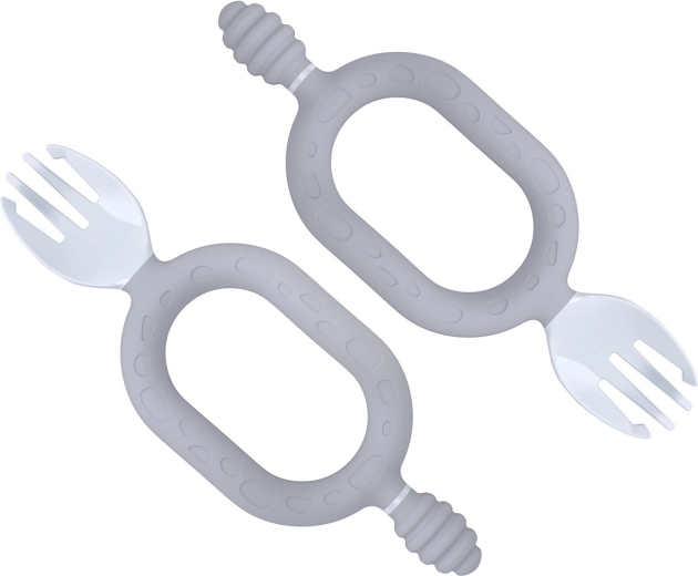 Bibado Sporkit multifunctional 2-in-1 fork in Mist (2 pcs)