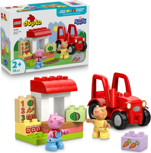 LEGO DUPLO Praščić Peppa Traktor i tržnica