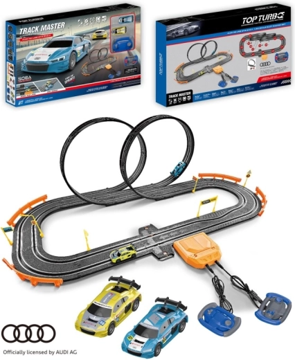 Audi Battery-Powered Slot Car Track 90 × 52 cm