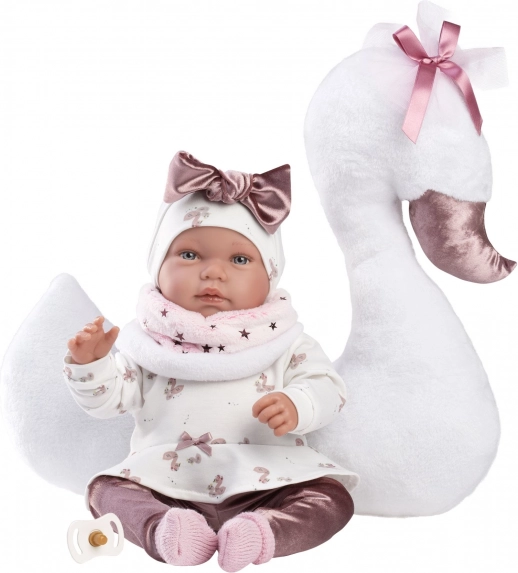 Llorens NEW BORN realistična govoreća lutka 44 cm s mekanim tijelom