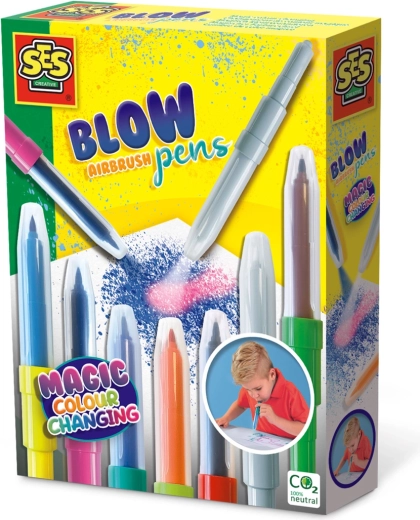 Puhaljke s mijenjajućim bojama, set 7 kom