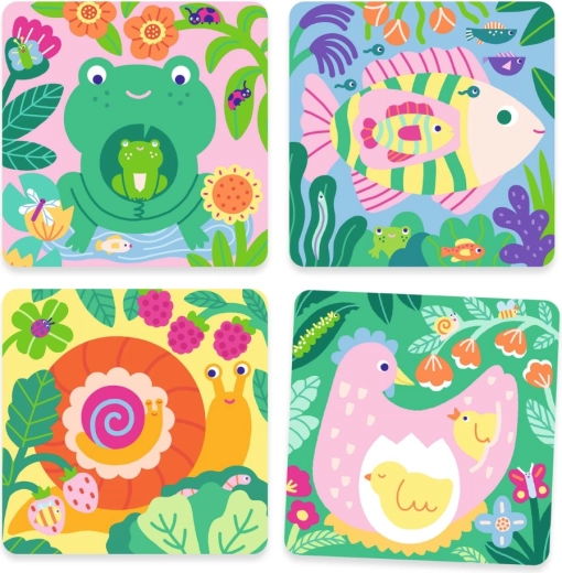 Izdržljive kartice, vesele ilustracije